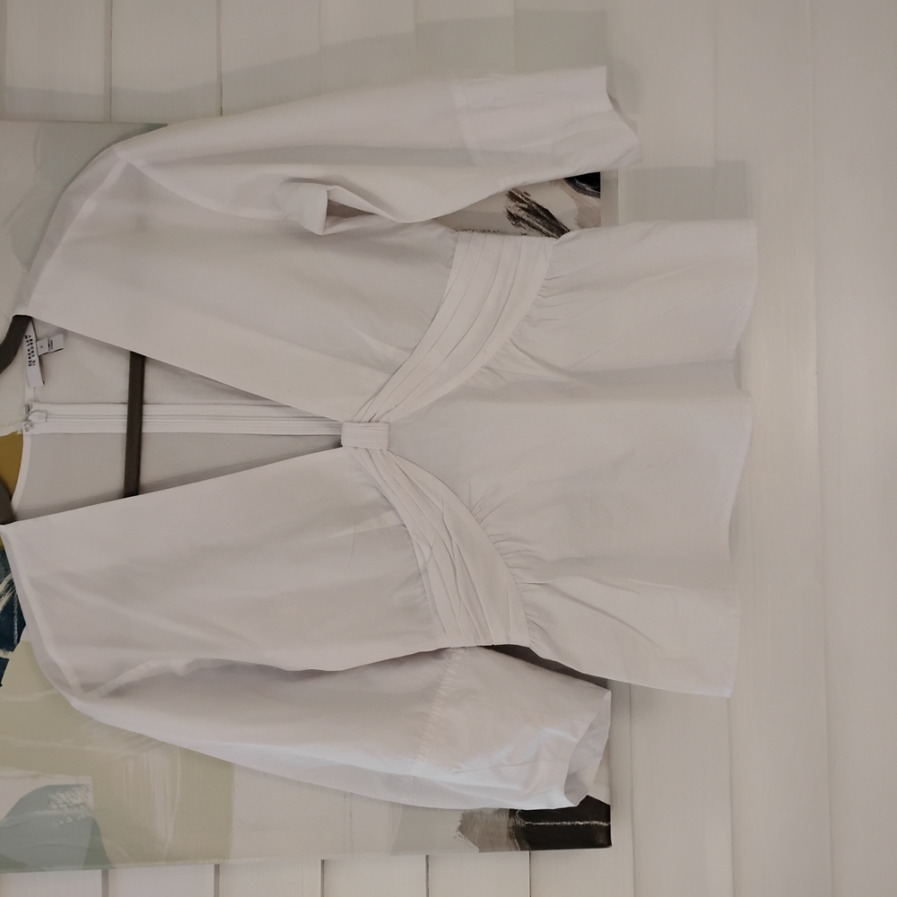 Chic White Blouse with Classic Design